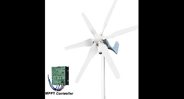 3000W Off-Grid Windsysteem – Windturbine Hybride Zonne-Energie Systeem – 12V Variant Met MPPT Regelaar – Verticale As Windturbine – LiFePO4 Accu – Zuivere Sinusgolf Omvormer