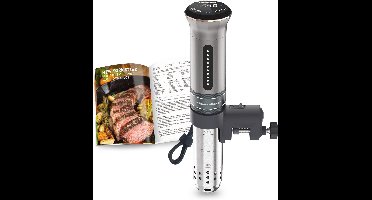 KitchenBoss Sous Vide Roner Kitchen met lage temperatuur slow cooker professionele thermocirculator IPX7 waterdicht, timer met touchscreen, zilver