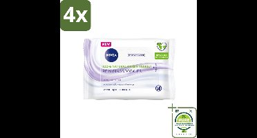 Nivea - Sensitive Reinigingsdoekjes - Voor Gevoelige Huid - 25 Doekjes - Voordeelverpakking - 4 stuks - Reinigingsdoekjes - Gevoelige huid