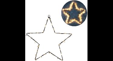 Ambiance Kerstverlichting met 120 LED's ster 40 cm