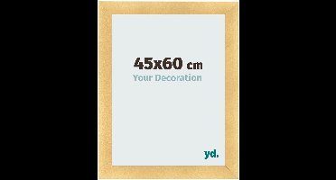 Your Decoration - Fotolijst 45x60 cm - MDF - Goud Mat - Pisa