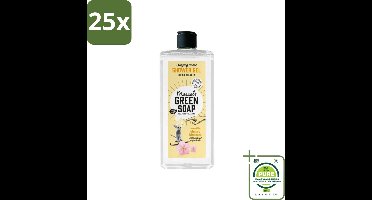 25 x Marcel's Green Soap - Douchegel - Vanille & Kersenbloesem - Verzorgend & zacht - 300 ml - Grootverpakking - Douchegel - Biologische Douchegel - Vegan Douchegel - Douchegel Vanille - Douchegel Kersenbloesem
