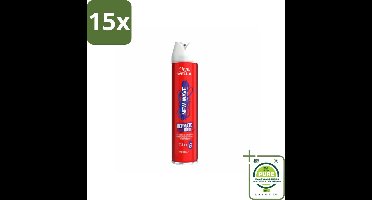 15 x Wella – New Wave Ultimate Hold – Haarspray – 400 ml - Grootverpakking - Haarspray - Fixatiespray - Stijl - Hold - UV Bescherming