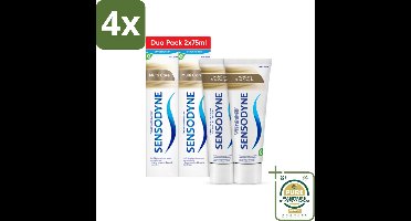 Sensodyne - Tandpasta - Multi Care - Complete Zorg - Duopack - 2 x 75 ml - Voordeelverpakking - 4 stuks - Tandpasta frisse adem - Tandpasta gezond tandvlees