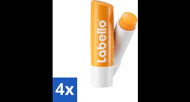 Labello – Lippenbalsem -- Mango Shine – 4,8 g - Voordeelverpakking - 4 stuks