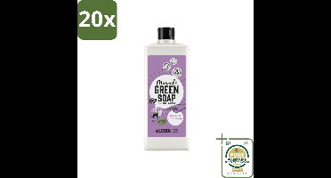 20 x Marcel's Green Soap - Allesreiniger - Lavendel & Rozemarijn - Natuurlijk & effectief - 750 ml - Grootverpakking - Allesreiniger - Natuurlijke Reiniger - Vet Verwijderen - Vuil Verwijderen - Milieuvriendelijke Reiniger