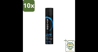 10 x Syoss - Volume - Haarspray - Lift & Volume - 300 ml - Grootverpakking - Haarspray Volume - Haarspray Lift - Haarspray 3 In 1 - Haarspray Voor Volume - Haarspray Voor Fijn Haar