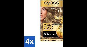 Syoss Oleo Intense - Haarverf - 7-10 - Natuurlijk Blond - 115ml x 4