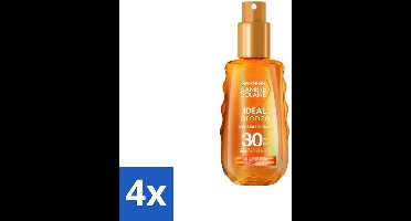 Garnier - Ambre Solaire - Invisible Spray - Ideal Bronze - SPF 30 - 150 ml - Voordeelverpakking - 4 stuks