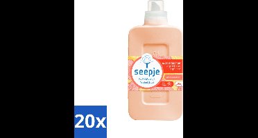 20 x Seepje - Wasverzachter - Verzorgt en Verfrist - Sandelhout en Perzik - 30 Wasbeurten - 750 ml - Wasverzachter - Natuurlijke Wasverzachter - Sandelhout En Perzik - Wasverzachter Sandelhout En Perzik - Wasverzachter Exotische Geur