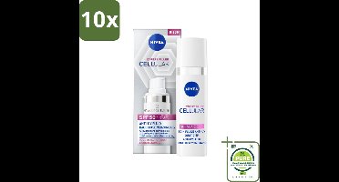 10 x Nivea - Cellular - Expert Filler SPF50+ Serum - Met Hyaluronzuur en SPF - 30 ml - Grootverpakking - NIVEA Cellular Expert - Anti-aging Serum - Zonbescherming - Hyaluronzuur - Rimpelvermindering