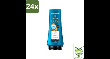 Gliss - Hair Repair - Conditioner Aqua Revive voor Hydraterend en Fris Haar - 200 ml - Voordeelverpakking - 24 stuks - Haar conditioner - Hydraterende conditioner