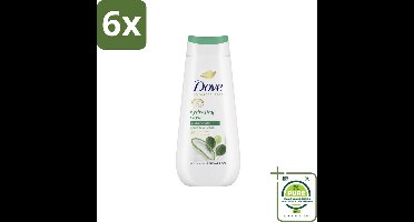 Dove Douchecrème - Hydrating Care - Aloe Vera - 225 ml - Voordeelverpakking - 6 stuks - Douchegel - Hydraterende douchegel