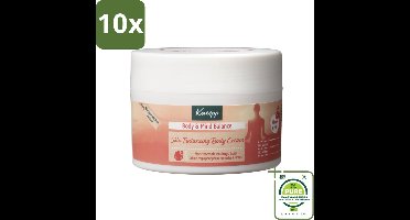 10 x Kneipp - Body crème - Body & Mind Balance - Iris & Vetiver - 200 ml - Grootverpakking - Lichaamscrème - Verzorging - Hydratatie - Iris - Vetiver