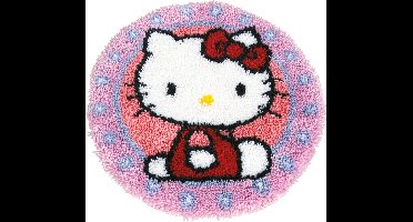 Vervaco - Knoopvormtapijt kit - Hello Kitty - PN-0147570 - Borduren - Borduurpakket - Borduurpakket volwassenen - Borduurpakket kind