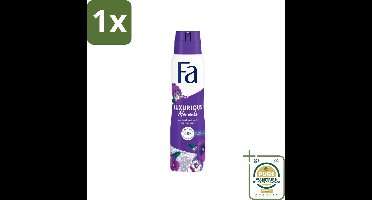 1 x Fa Deodorant Spray Luxurious Viola 150 ml- Deodorant Spray - Anti Vlekken - Roze Viooltjes - Geur - Huidvriendelijk