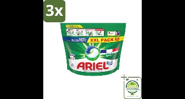 3 x Ariel – Pods All-in-1 – Original – 65 wasbeurten - Grootverpakking - Ariel All-in-1 Pods - Wasmiddel Pods - Krachtige Reiniging - Vlekverwijdering - Kleurbehoud