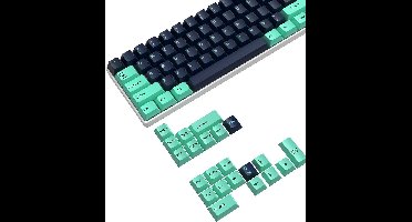 PBT Keycaps Set 126 Toetsen Cherry Profiel Double Shot voor Mechanische Toetsenborden
