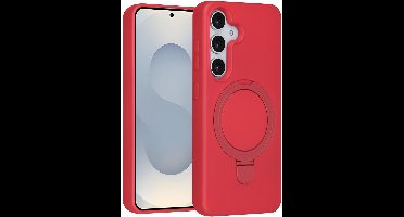 TUNIQ telefoonhoesje voor Samsung Galaxy S25 - MagSafe met ringstand - Rood