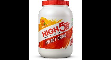 HIGH5 - Energydrink - 2200gr - Sinaasappel smaak - Isotone Energiedrank - Electrolyte - Elektrolyten + Koolhydraten Sportdrank - 2 : 1 fructose