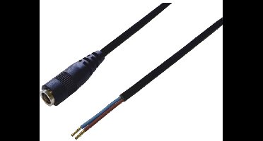 BKL Electronic DC-connector DC-koppeling - Adereindhulzen 2.1 mm 0.75 m 1 stuk(s) Single
