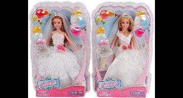 Toys Amsterdam Tienerpop Calleigh Bruid-  29 Cm Wit