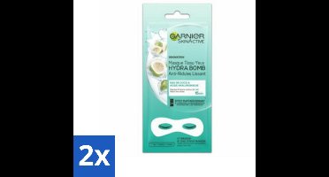2 x Garnier - SkinActive - Revitaliserend Masker - 1 Gezichtsmasker - Oogmasker - Oogpatches - Vermoeide Ogen - Wallen - Donkere Kringen