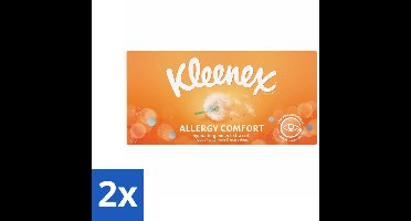 Kleenex – Allergy Comfort – Tissues – 56 stuks per verpakking - Voordeelverpakking - 2 stuks