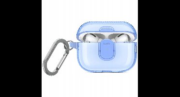 UNIQ Glase Pro Lock Case voor AirPods Pro 2 - Blauw