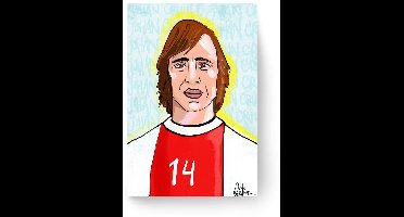 Johan Cruijff - Meerdere kleuren - Plexiglas 90 x 120 c