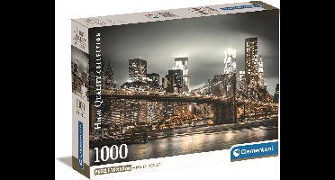 Clementoni - Puzzel - 1000 Stukjes - New York Skyline - Puzzel Voor Volwassenen - High Quality Collection