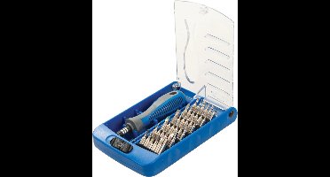 Silverline Precisie schroevendraaierset - 37-delig - ergonomisch handvat - koolstofstaal