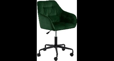 Sohome Bureaustoel Otto Velvet - Forest Green