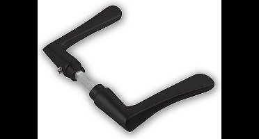 Deurkruk - Zwart - Aluminium - Dulimex - Dulimex deurklink vlindermodel zwart