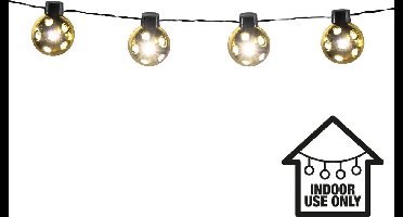 Boland - LED lichtsnoer Partybal goud - Geen thema - NYE - Oudjaarsavond