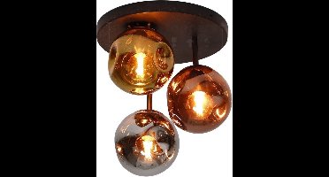 Plafondlamp 3L stellar - Artic zwart
