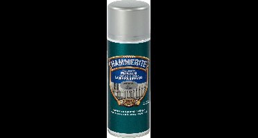 Hammerite Metaallak Zijdeglans SPRAY - Zilver Grijs - 400 ml - Afwerkingslaag