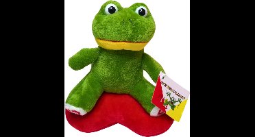 Pluche Knuffel - Kikker Op Hart