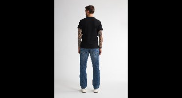 Petrol Industries Heren Loose Fit Jeans Lewis - Comfort Stretch Denim Broeken - Organisch Katoen - Casual Spijkerbroek - Blauw - Maat W34L34