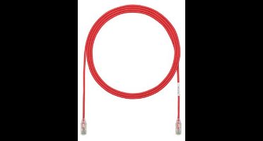 Panduit UTP, Cat6, 3m netwerkkabel Rood U/UTP (UTP)