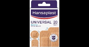Hansa Trip Universal Water – Waterbestendige Pleisters – 20 stuks​