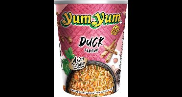 Yum Yum Instant Noodles Eend Cup - Thaise noedels met eendensmaak - 36 x 70 g