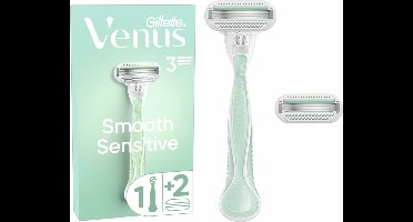 Gillette - Venus Smooth Sensitive Scheersysteem - Inclusief 2 scheermesjes