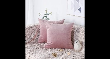 Selbro ® Set van 2 Luxe Fluwelen Kussenhoezen voor Stijlvolle Interieurdecoratie