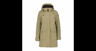 Jas Icepeak Women Alpena Wadded Parka Khaki-Maat 46