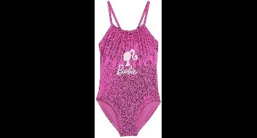 Barbie Meisjes Badpak Roze Maat 140