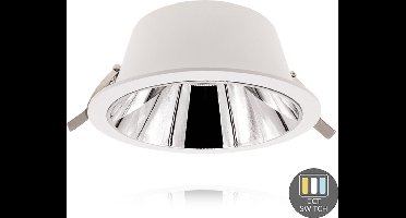 OutledTL | LED Downlight Kerber - TriColor - 20 Watt - Zaagmaat 200 -215MM - Wit