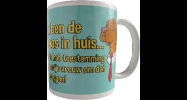 Funny Mug | Ik ben de baas in huis