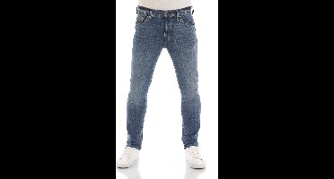 Mustang Heren Jeans Broeken Vegas slim Fit Blauw Volwassenen Denim Jeansbroek