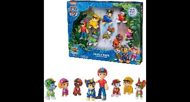 PAW Patrol Jungle Pups - Cadeauset met 8 speelfiguren
